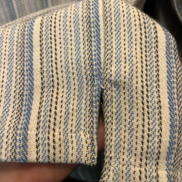 Beach By Exist Blue and White Striped Pullover - Picture 7 of 10